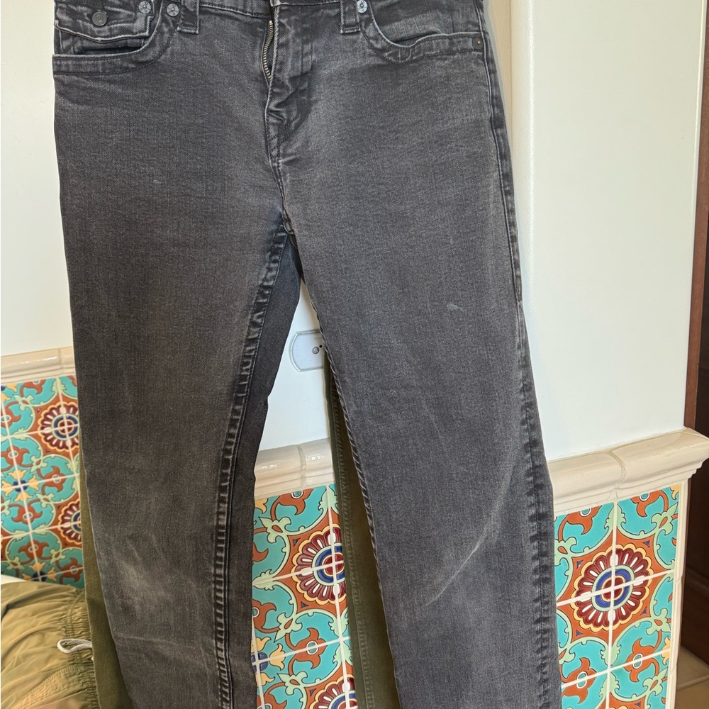 True Religion Dark Gray Straight Men's Jeans